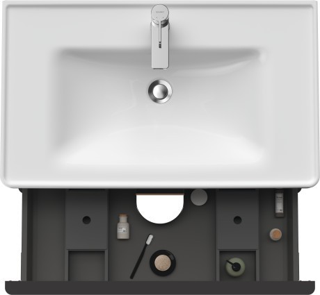 Duravit тумба подвесная под раковину 784 мм х 452 мм, d-neo, de435507979 цвет: орех натуральный