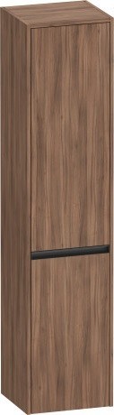Duravit высокий шкаф с двумя дверцами петли справа 360 мм х 400 мм х 1760 мм, ketho.2, k21329r79790000 цвет: орех натуральный