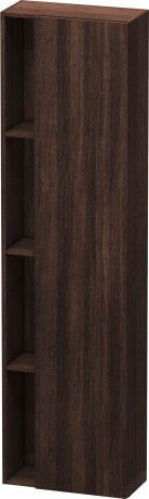 Duravit шкаф-пенал подвесной с полками, durastyle, ds1249r5353 цвет: каштан темный