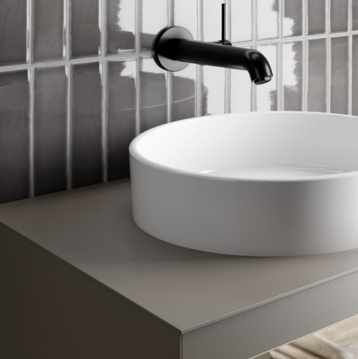 Keuco раковина накладная без отверстия под смеситель, без перелива, stageline, белый арт. 32880 310400