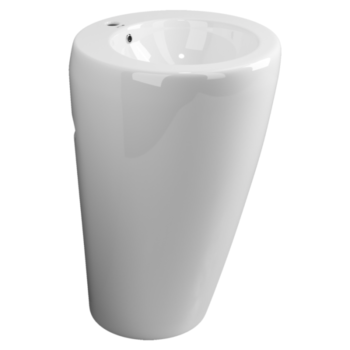 Ceramicanova умывальник-моноблок 850, cn1807 цвет: белый