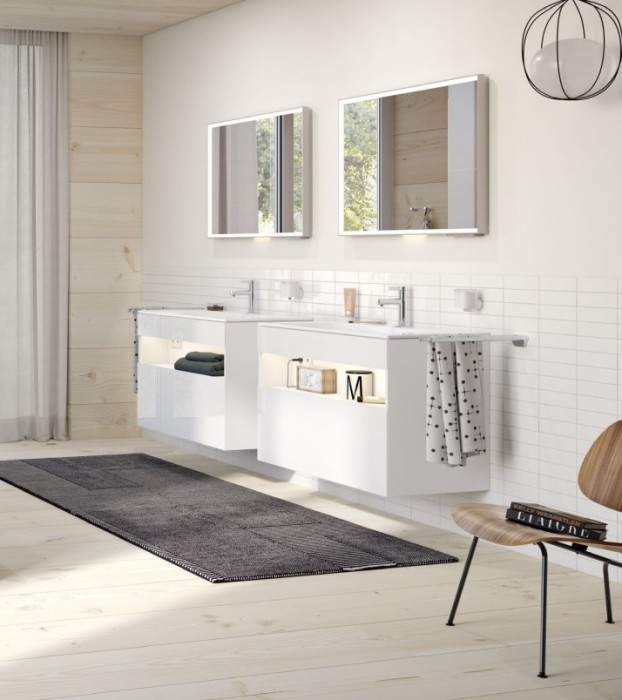 Keuco смеситель однорычажный для раковины с донным клапаном, ixmo, черный матовый арт. 59504 371000