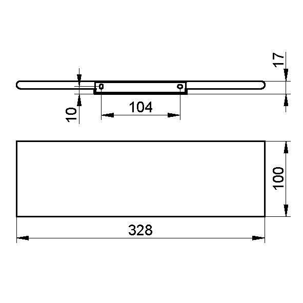 Keuco полка, edition 400, арт. 11558 170000