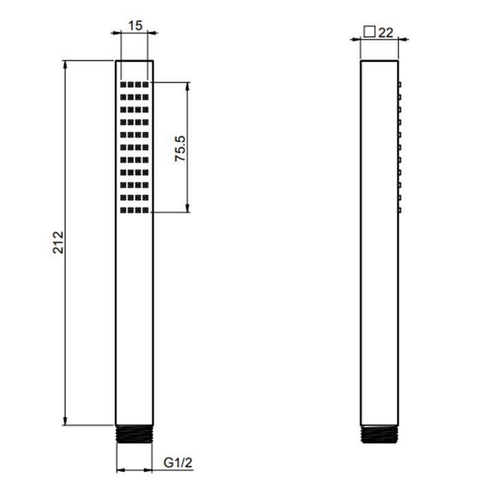 Fima Carlo Frattini ручной душ из латуни wellness, хром арт. f2203otcr