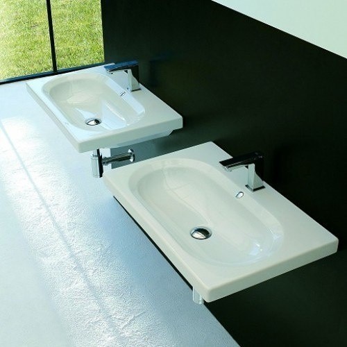 ArtCeram раковина для ванной комнаты, bll005 01 00 blend цвет: белый глянцевый