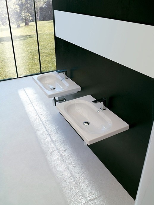 ArtCeram раковина для ванной комнаты, bll005 01 00 blend цвет: белый глянцевый