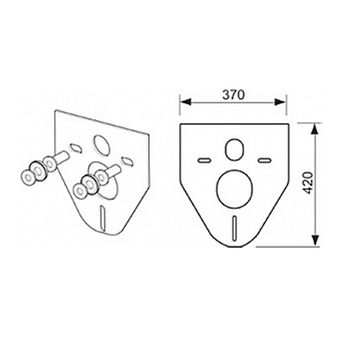 TECE комплект для установки унитаза -биде (geberit aquaclean sela)) с верхней панелью из черного стекла с механическим блоком управления стекло черное, клавиши хром, lux - 9650004 9650108