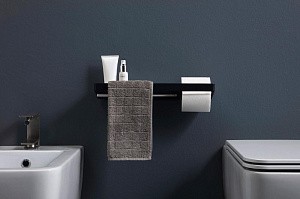 Полка для ванной комнаты, Bertocci Fly, черный арт. 149 1507 0800