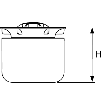 TECE погружной стакан с мембраной для сифонов dn100, drainpoint s - 3695006