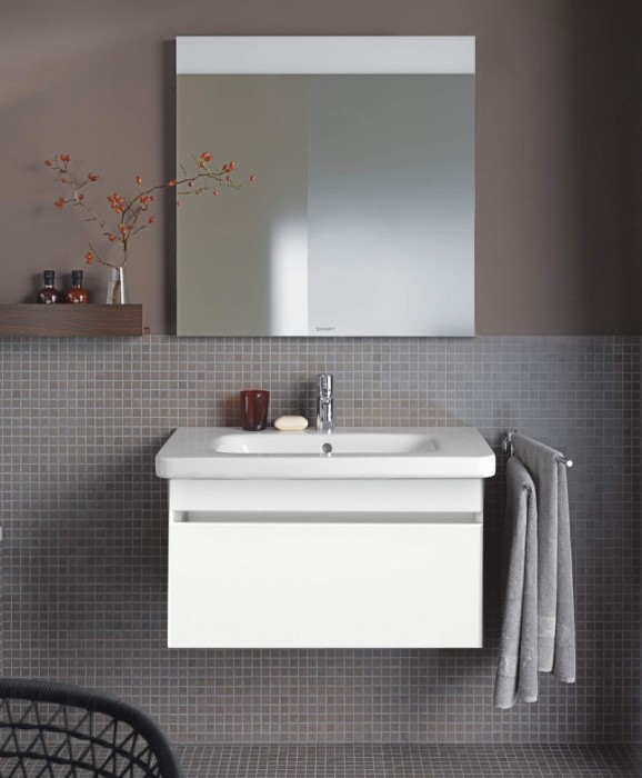 Duravit тумба подвесная под раковину, durastyle, ds638001818 цвет: gres pietra grey opaco