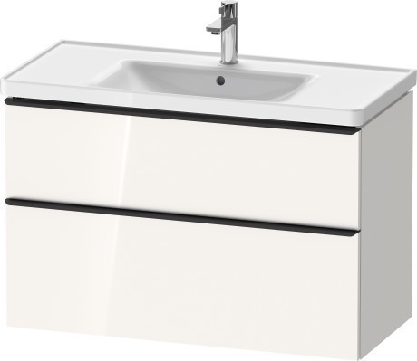 Duravit тумба подвесная под раковину 984 мм х 452 мм, d-neo, de435602222 цвет: белый глянцевый