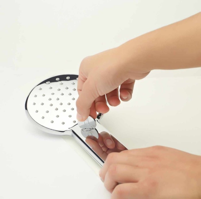 Bossini лейка для душа project 1 режим, agua, хром арт. b00173.030