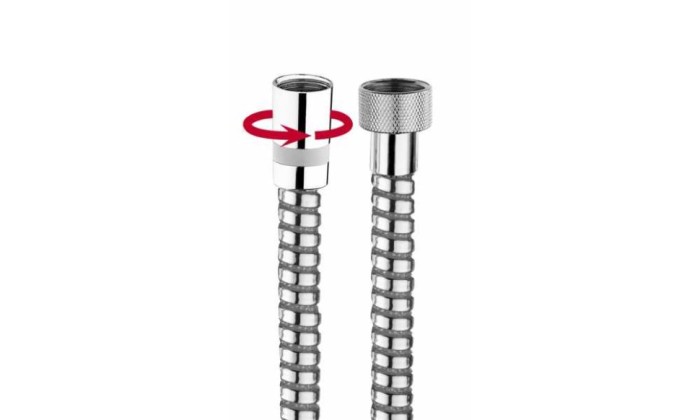 Bossini шланг для душа 175 см, stretch-flex, хром арт. a00100d.119.1