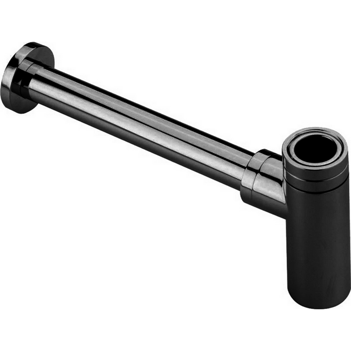 Cisal сифон 1"1/4 для раковины za00404240 complementi, цвет: черный