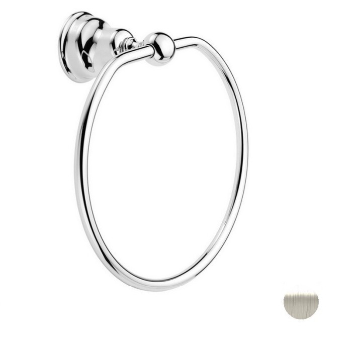 Cisal полотенцедержатель, 4018.01h.ac huber croisette, цвет: satin brushed nickel