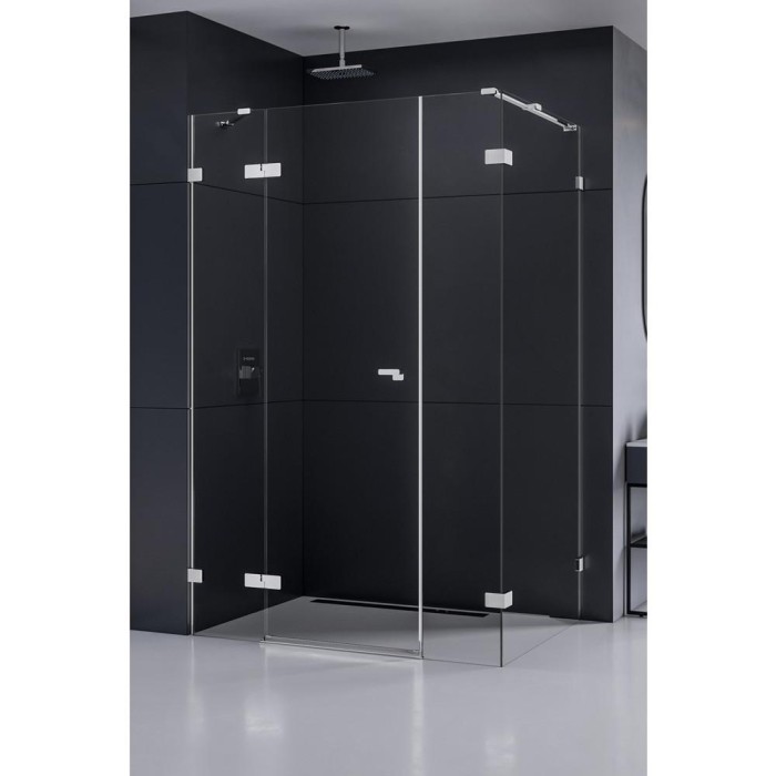 Душевое ограждение eventa plus l 110x90x200, New trendy Eventa chrome, хром арт. EXK-4559