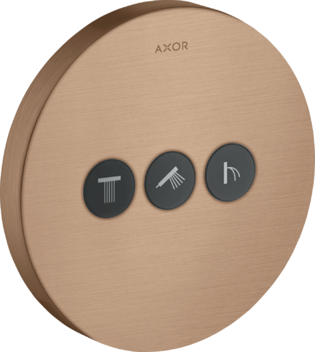 AXOR переключатель потоков, ShowerSelect, шлифованное красное золото арт. 36727310