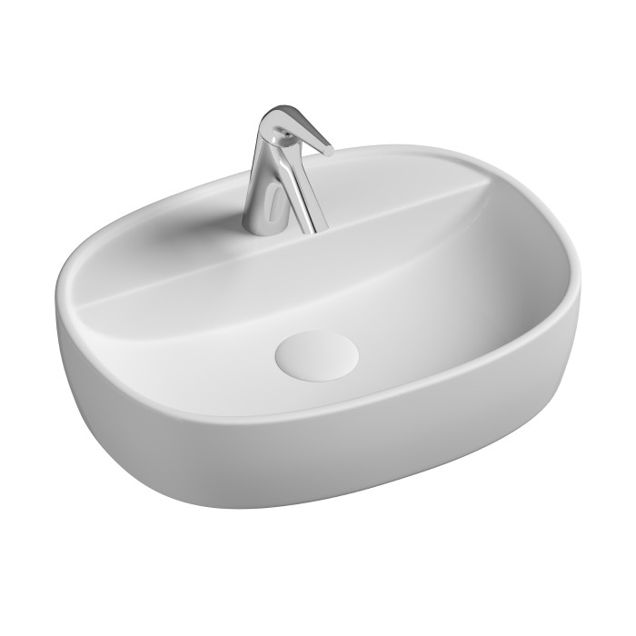 Ceramicanova раковина накладная element, cn6036 цвет: белый