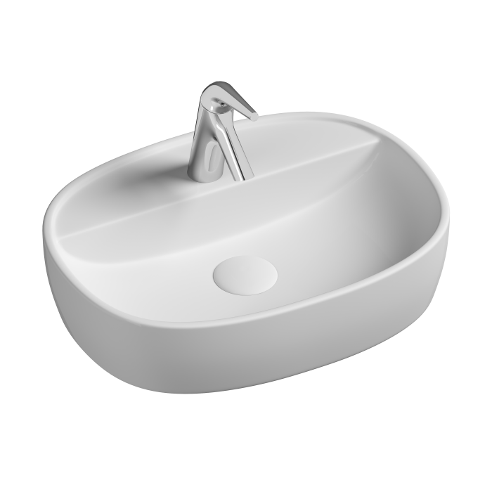 Ceramicanova раковина накладная element, cn6036 цвет: белый