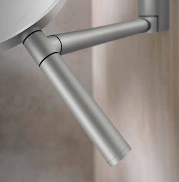 Keuco зеркало косметическое двустороннее настенное без подсветки, анодированный, plan, алюминий серебристый анодированный арт. 17649 170002