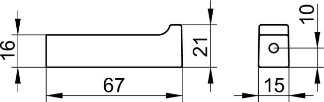 Keuco крючок для халата, edition 11, черный матовый арт. 11116 370000