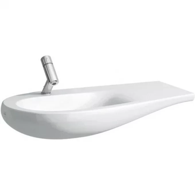 LAUFEN раковина-столешница 90x50 полочка справа, IL BAGNO ALESSI ONE - 8.1497.5.400.104.1