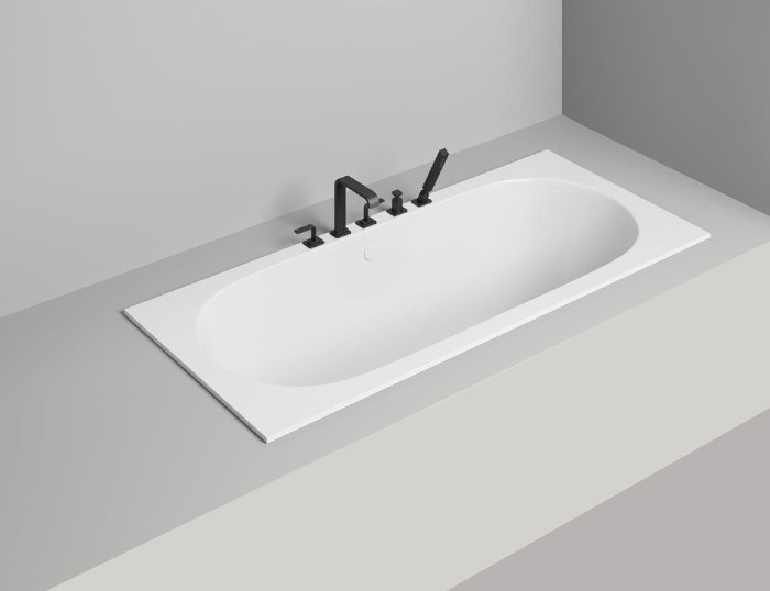 Salini ванна встраиваемая 190,8x80,3, ornella, 103412grh цвет: глянцевый белый