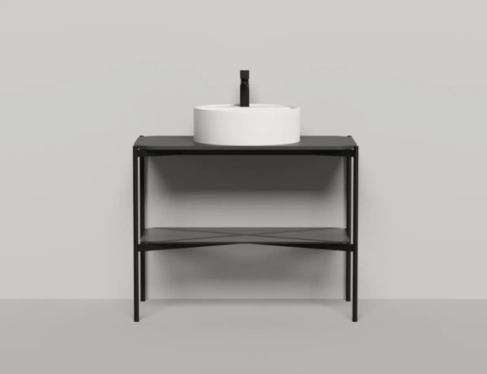 Salini консоль со столешницей grazia 800, grazia, 27g108k цвет: черный