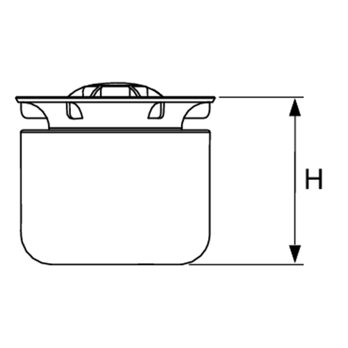 TECE погружной стакан с мембраной для сифонов, drainpoint s - 3695005