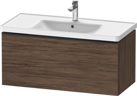 Duravit тумба подвесная под раковину 984 мм х 452 мм, d-neo, de425602121 цвет: орех темный