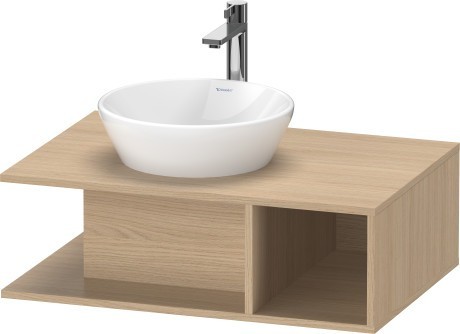 Duravit тумба подвесная под раковину 800 мм х 550 мм, d-neo, de492803030 цвет: натуральный дуб