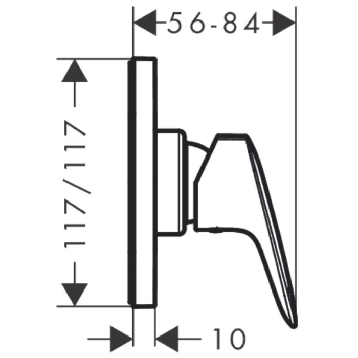 Hansgrohe смеситель для душа, Logis, хром арт. 71604000