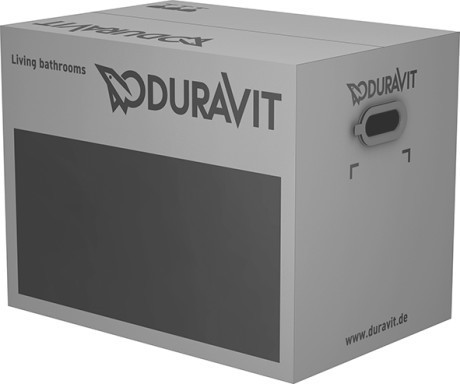 Duravit подвесной унитаз 54 см с сиденьем (комплект), d-code, 45350900a1 цвет: белый