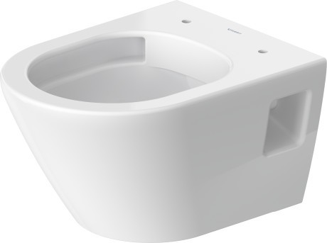 Duravit унитаз подвесной rimless 370 мм х 480 мм, с вертикальным смывом, без смывного края, d-neo, 2587090000 цвет: белый