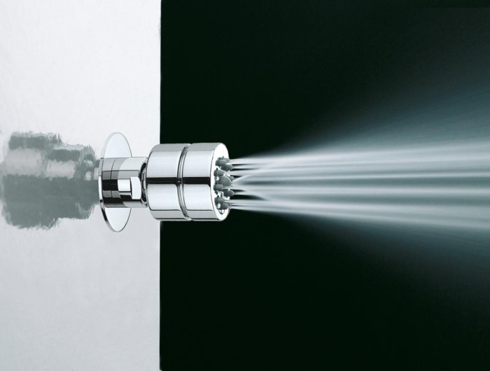 Bossini форсунка боковая для душа gom, tondo, хром арт. i00137.030