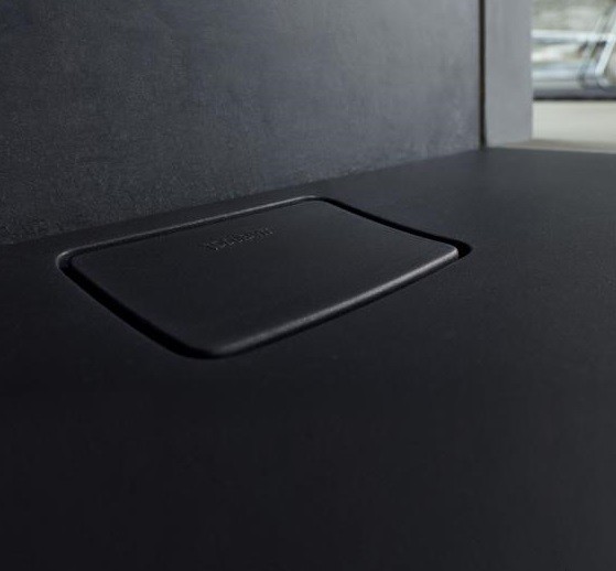 Duravit душевой поддон 1600 мм х 900 мм, stonetto, 720218680000000 цвет: антрацит