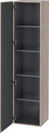 Duravit шкаф-пенал подвесной, l-cube, lc1180l3131 цвет: сосна серебристая