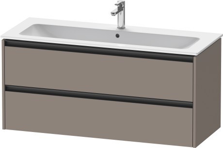 Duravit тумба подвесная под раковину 480 мм х 1210 мм х 550 мм, ketho.2, k25265043430000 цвет: базальт матовый
