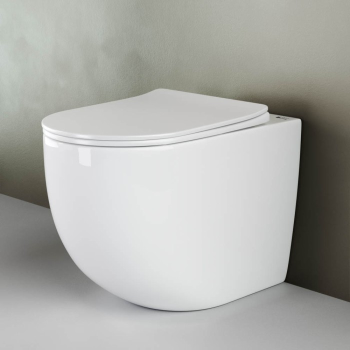 Ceramicanova унитаз с сиденьем mia, cn1810 цвет: белый