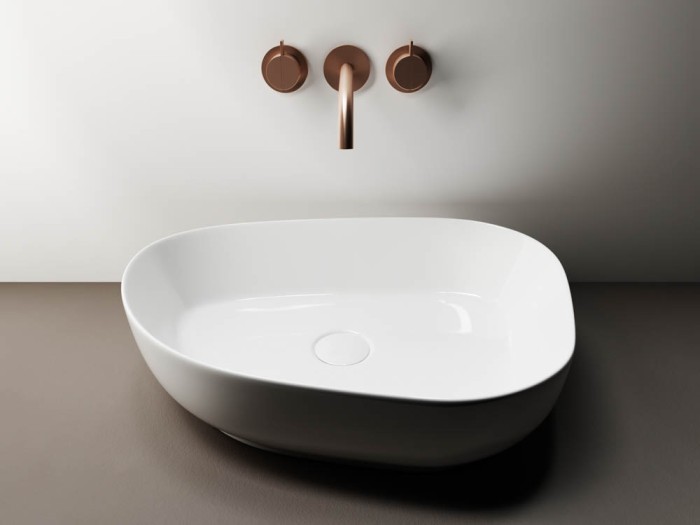 Ceramicanova раковина накладная element, cn5003 цвет: белый