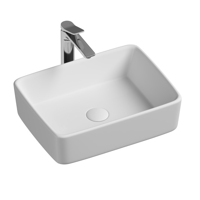 Ceramicanova раковина накладная element, cn6037 цвет: белый