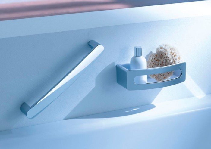 Keuco полка для душа (корзина), elegance new, белый, хром арт. 11658 010000