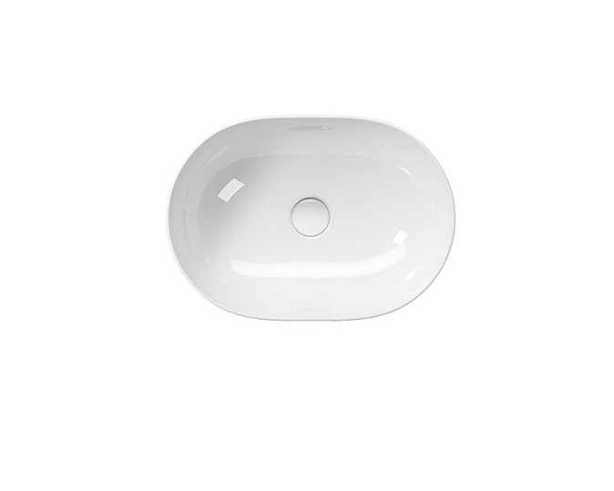 GSI Раковина накладная 50х35х16 см, санфаянс, Pura - 886011