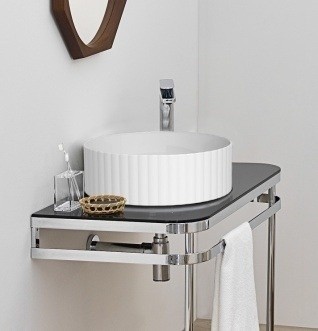 ArtCeram раковина (накладная), osl010 05 00 millerighe цвет: белый матовый