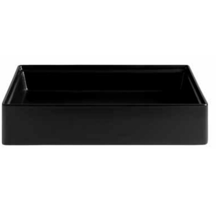 ArtCeram раковина (накладная), scl001 17 00 scalino цвет: черный матовый