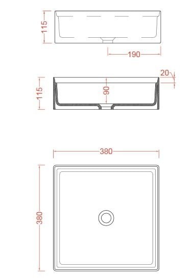 ArtCeram раковина (накладная), scl001 17 00 scalino цвет: черный матовый