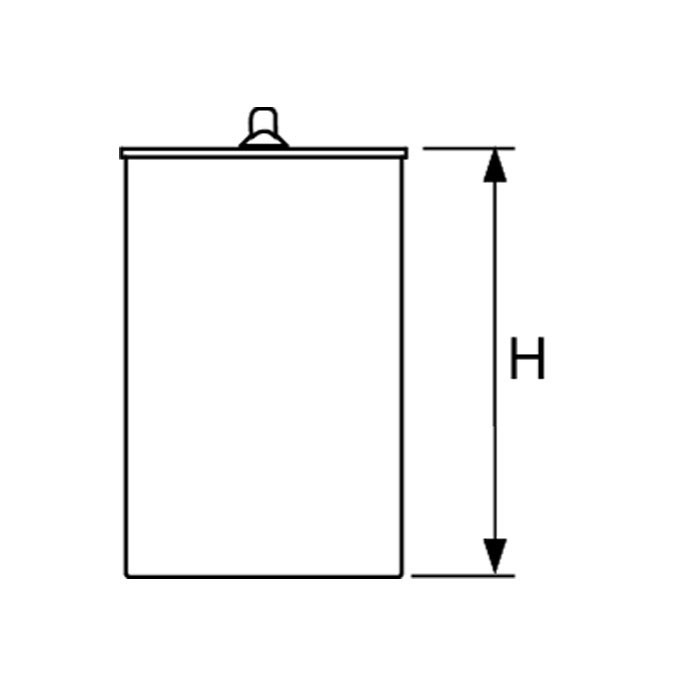 TECE погружной стакан 74 мм с мембраной для сифона 650001, - 660018