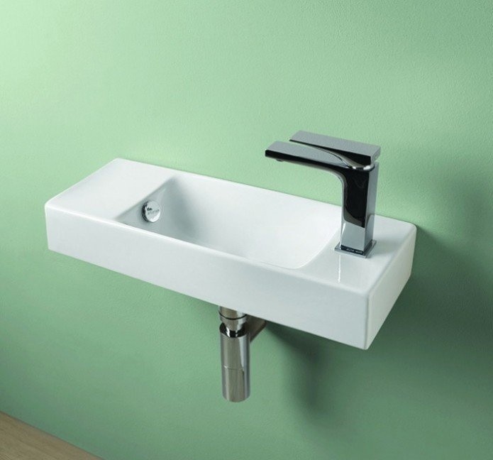 ArtCeram раковина для ванной комнаты, lml002 01 00 lavamani brick цвет: белый глянцевый