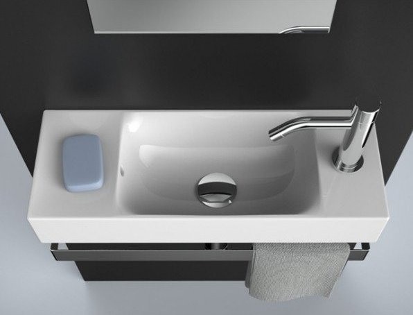 ArtCeram раковина для ванной комнаты, lml002 01 00 lavamani brick цвет: белый глянцевый