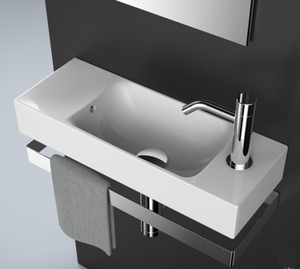 ArtCeram раковина для ванной комнаты, lml002 01 00 lavamani brick цвет: белый глянцевый